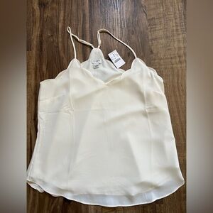 NWT: : JCrew Factory Scalloped Cami Top